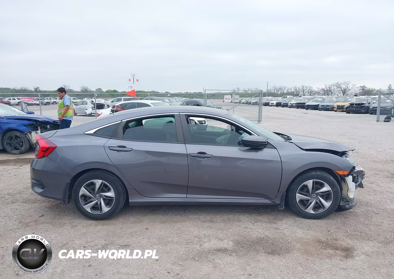 2019 Honda Civic Lx VIN:19XFC2F60KE036483 - 13