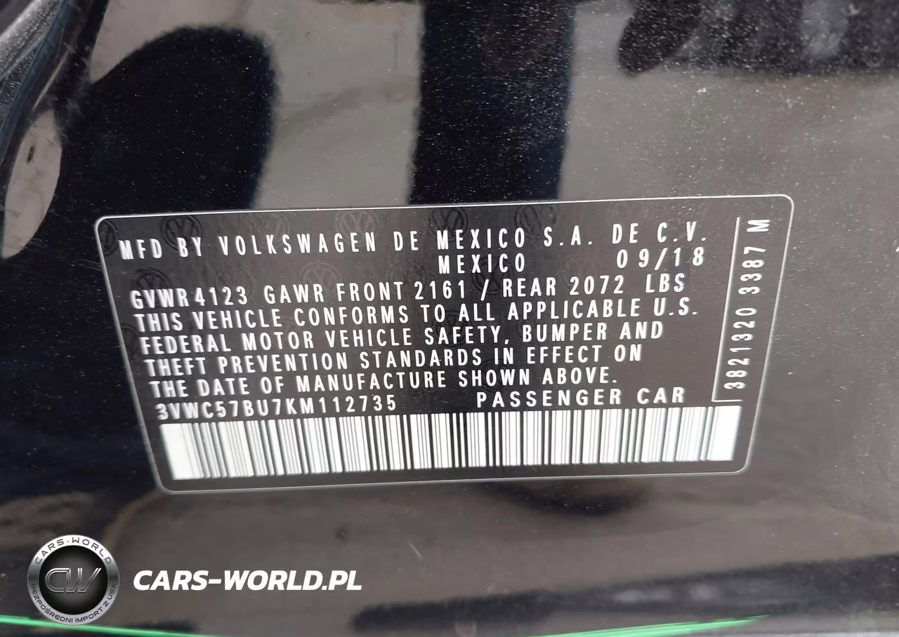 2019 Volkswagen Jetta 1.4T R-Line-1.4T S-1.4T Se VIN:3VWC57BU7KM112735 - 9