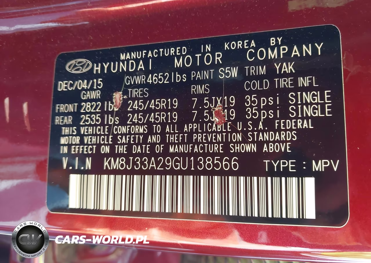 2016 Hyundai Tucson Limited VIN:KM8J33A29GU138566 - 9