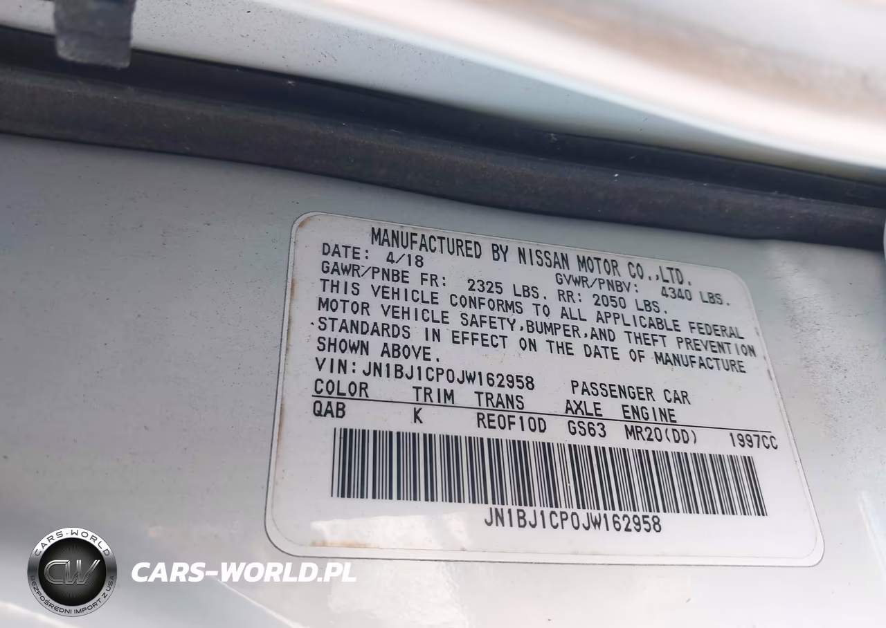 2018 Nissan Rogue Sport Sv VIN:JN1BJ1CP0JW162958 - 9