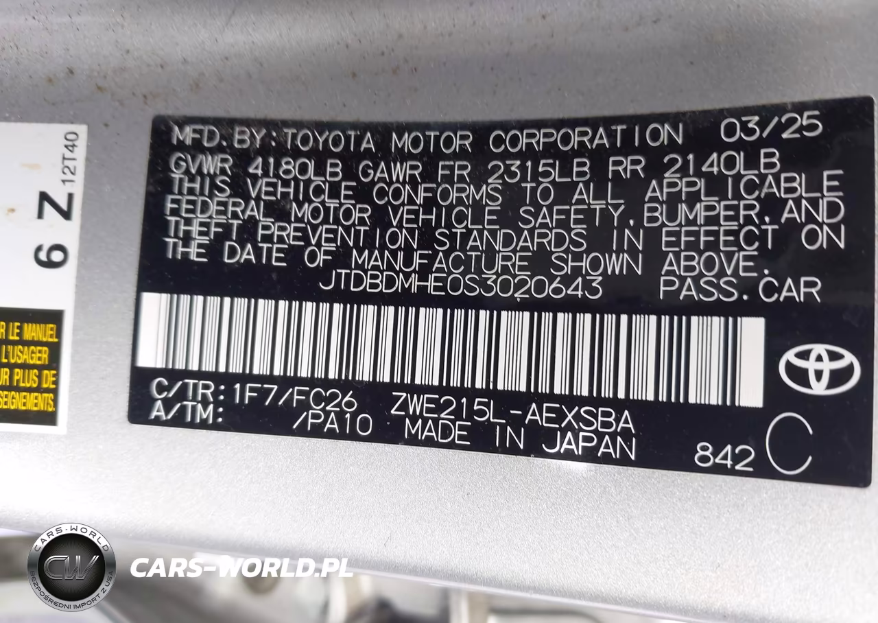 2025 Toyota Corolla Hybrid Se VIN:JTDBDMHE0S3020643 - 9
