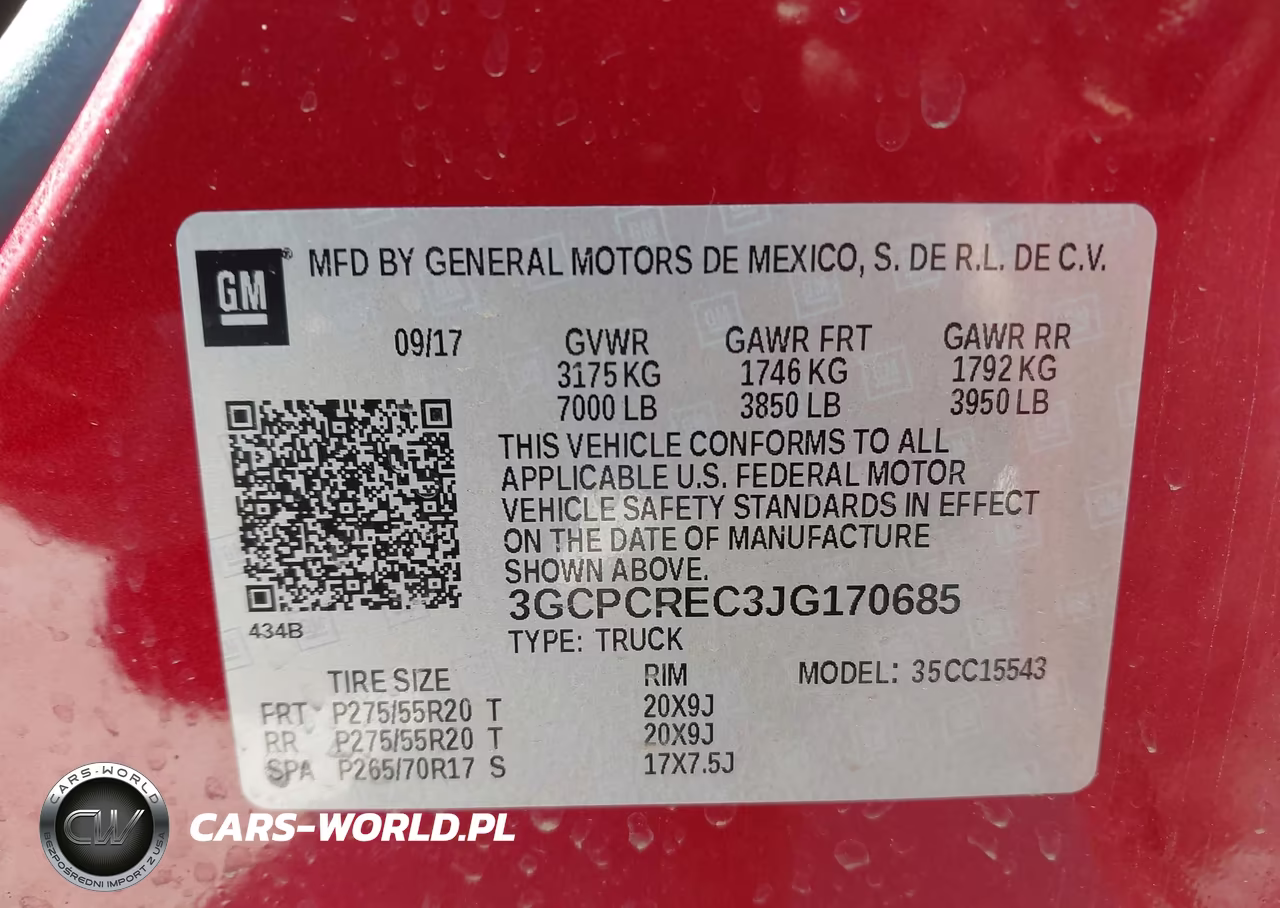2018 Chevrolet Silverado 1500 1Lt VIN:3GCPCREC3JG170685 - 9