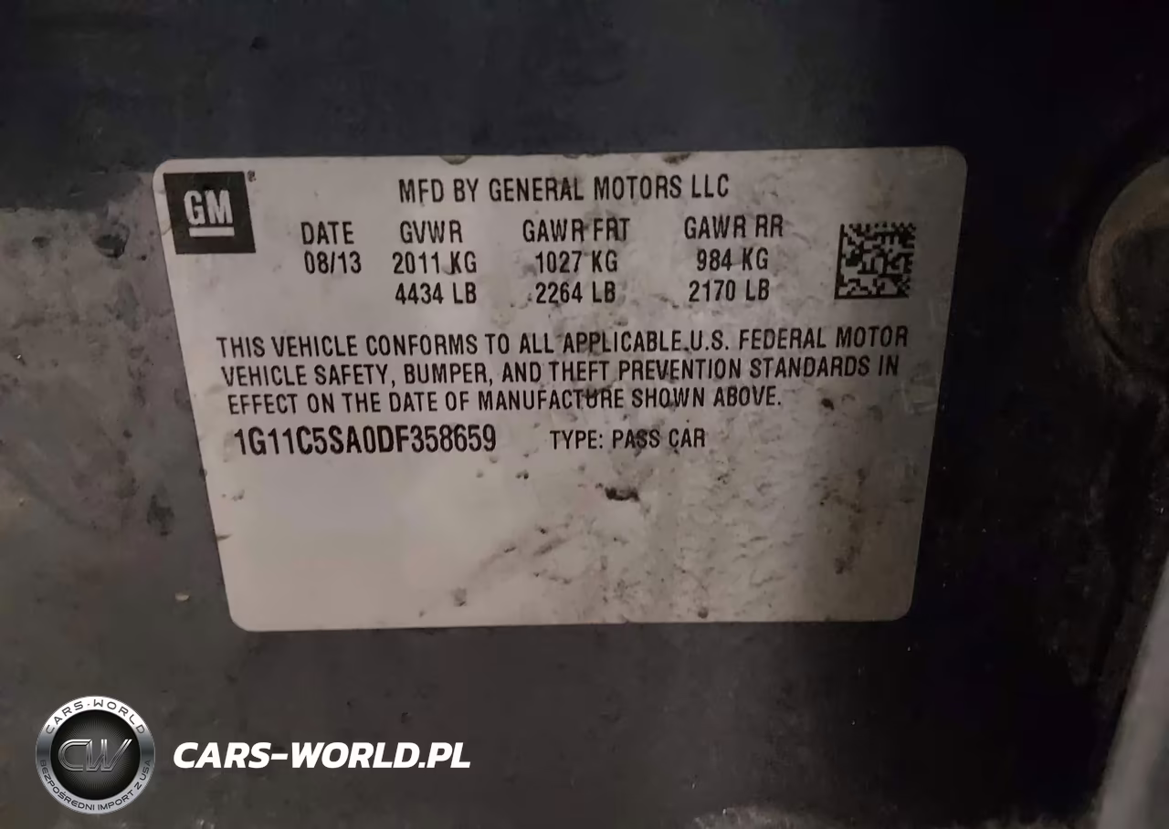 2013 Chevrolet Malibu 1Lt VIN:1G11C5SA0DF358659 - 9