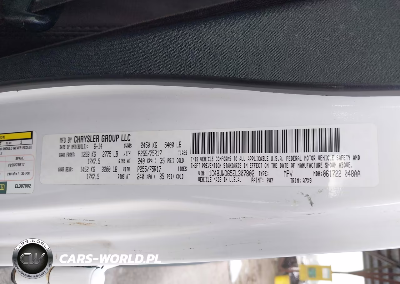 2014 Jeep Wrangler Unlimited Sport VIN:1C4BJWDG5EL307802 - 9