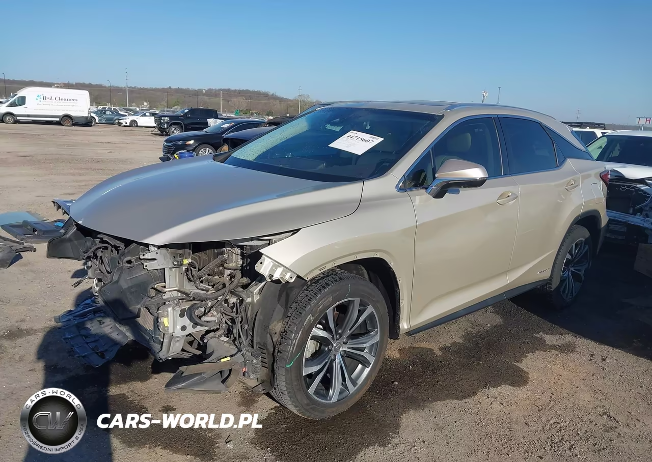 2016 Lexus Rx 450H VIN:2T2BGMCA8GC007760 - 2