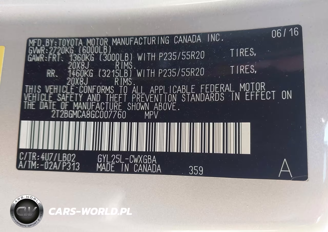 2016 Lexus Rx 450H VIN:2T2BGMCA8GC007760 - 9