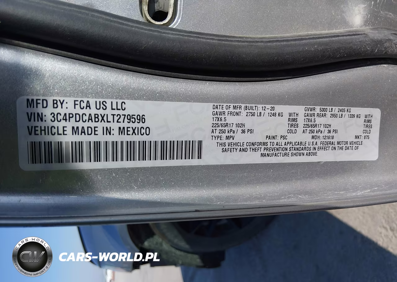 2020 Dodge Journey Se Value VIN:3C4PDCABXLT279596 - 9