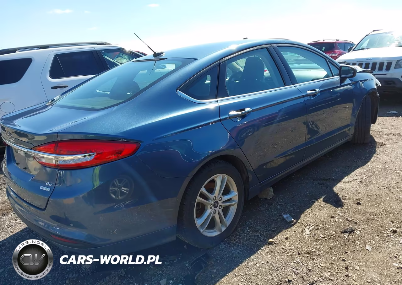 2018 Ford Fusion Se VIN:3FA6P0HD6JR239640 - 4