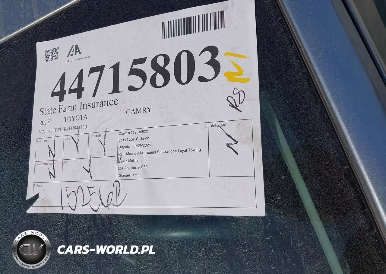 2015 Toyota Camry Se VIN:4T1BF1FK4FU944130 - 17
