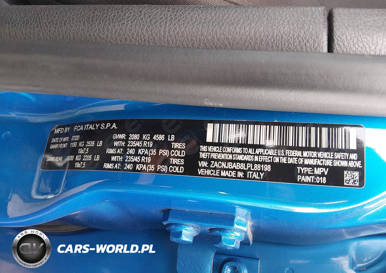 2020 Jeep Renegade Jeepster 4X4 VIN:ZACNJBAB8LPL88198 - 9