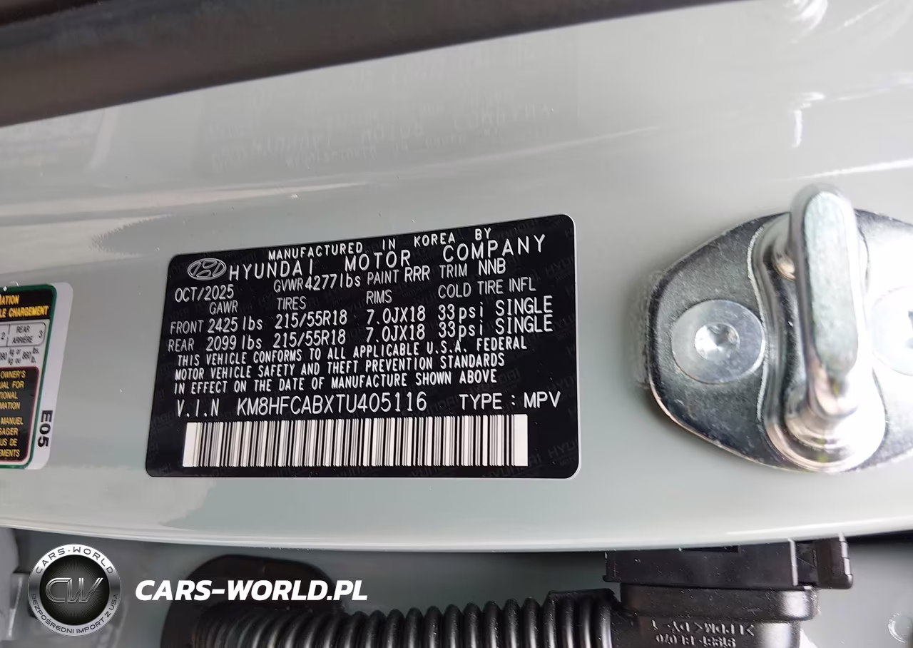 2026 Hyundai Kona Sel Sport VIN:KM8HFCABXTU405116 - 9