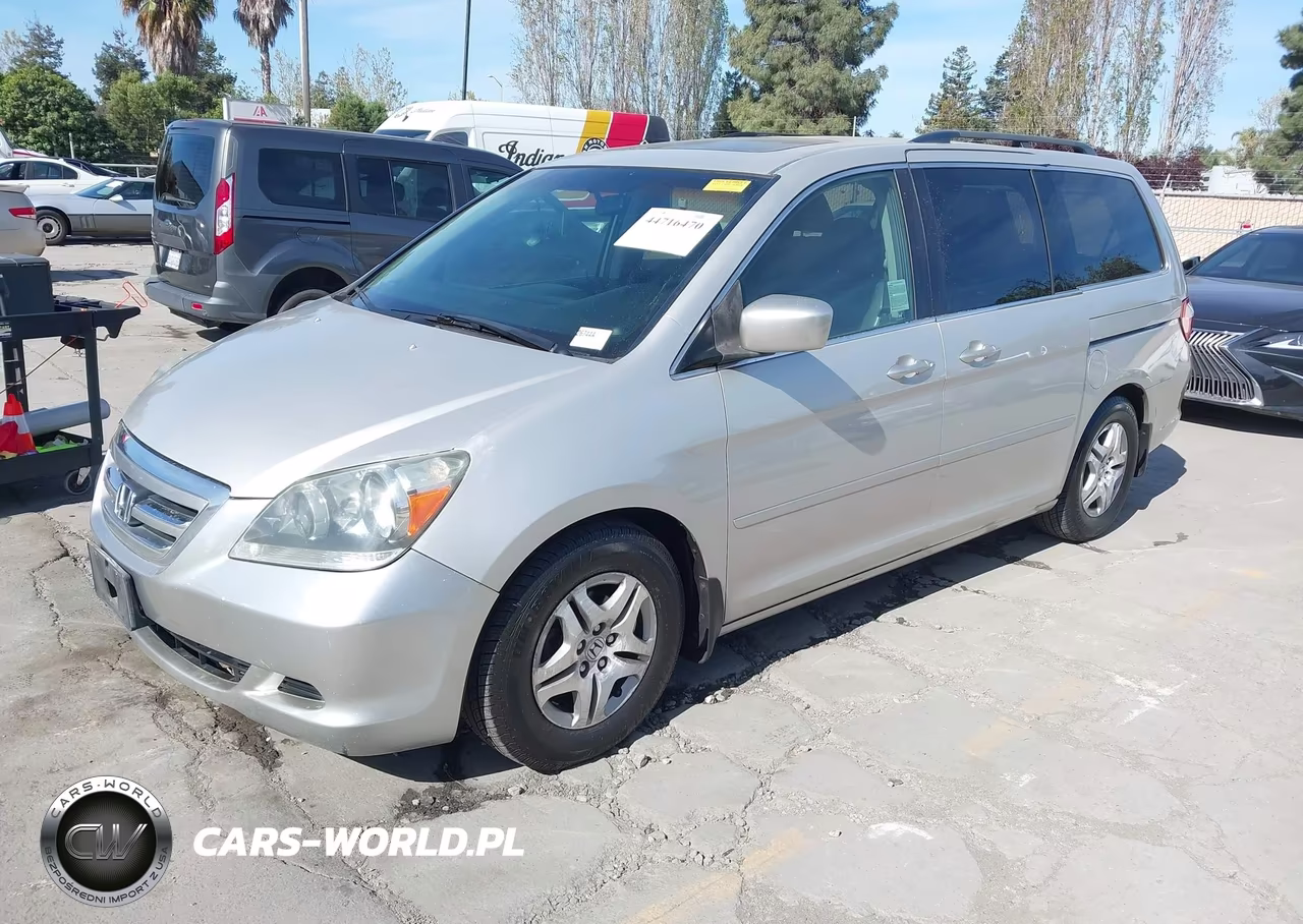 2005 Honda Odyssey Ex-L VIN:5FNRL38755B095617 - 2