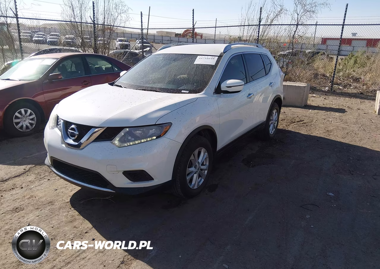 2016 Nissan Rogue Sv VIN:KNMAT2MV9GP654137 - 2