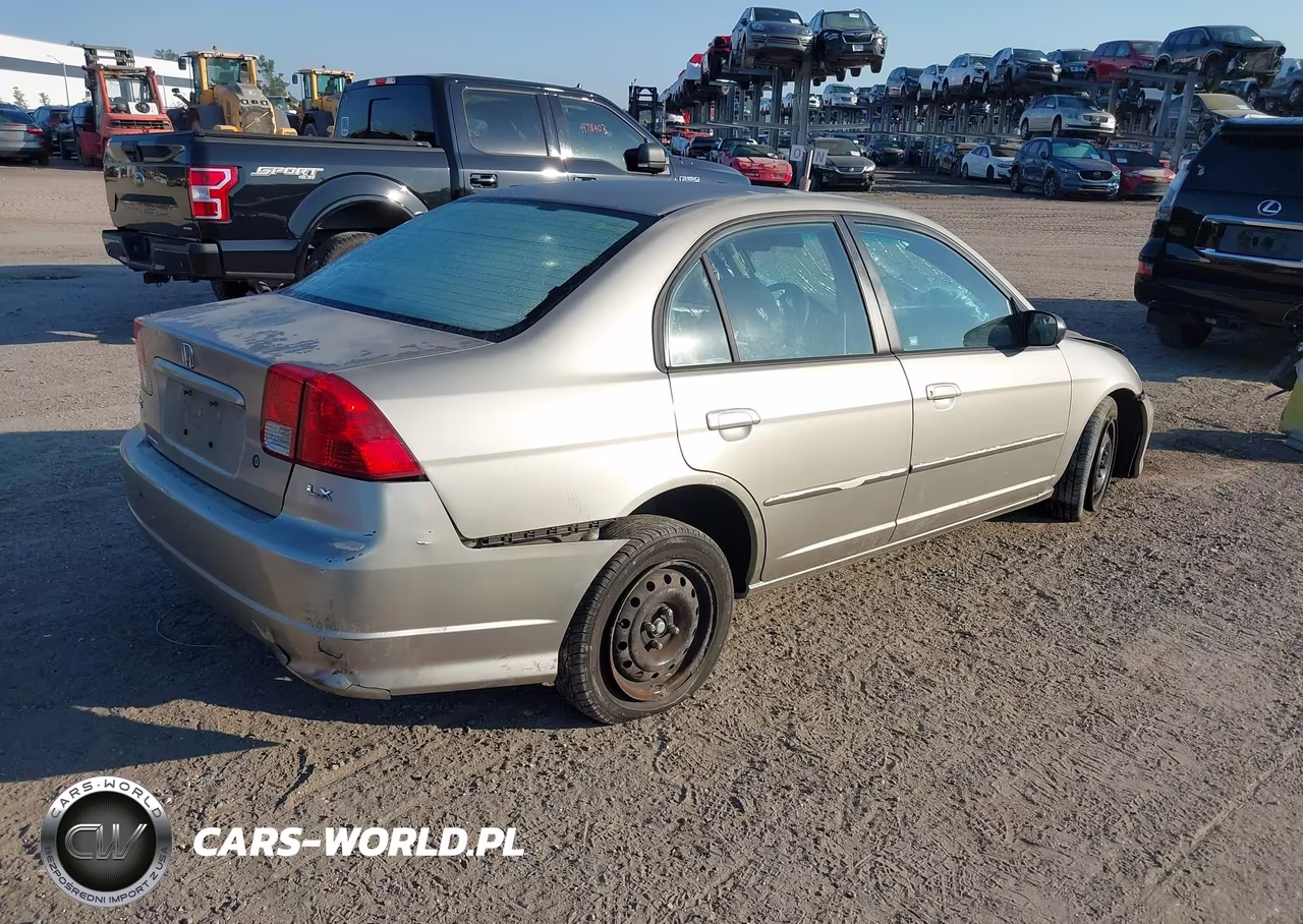 2004 Honda Civic Lx VIN:2HGES165X4H641281 - 4