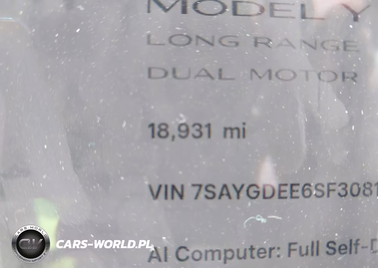 2025 Tesla Model Y Long Range Dual Motor All-Wheel Drive VIN:7SAYGDEE6SF308131 - 14