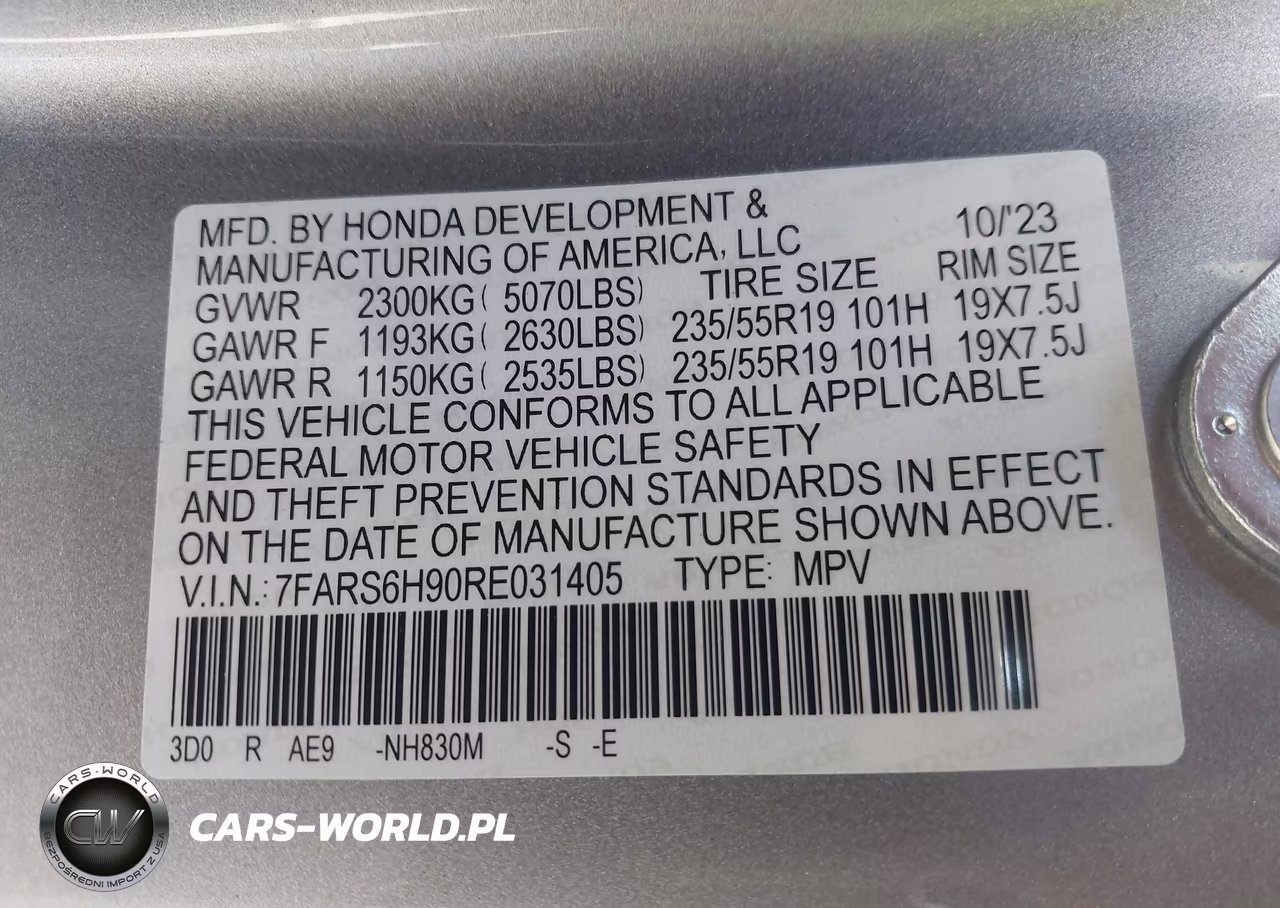 2024 Honda Cr-V Hybrid Sport Touring VIN:7FARS6H90RE031405 - 9