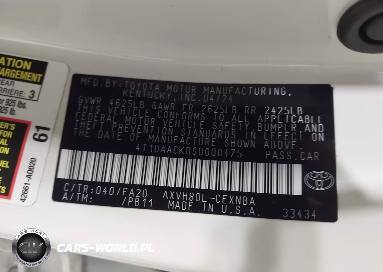 2025 Toyota Camry Le VIN:4T1DAACK0SU000475 - 9