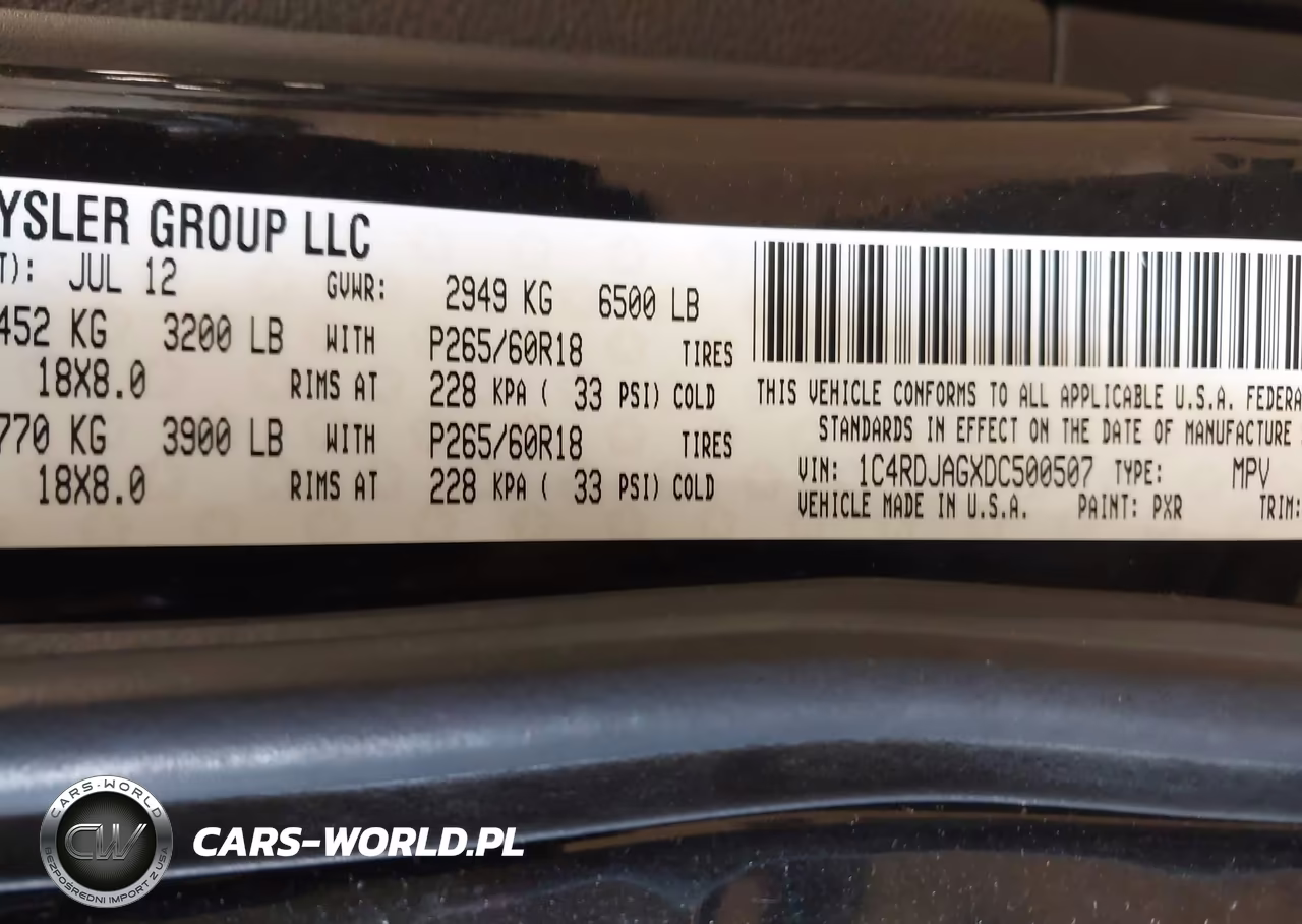 2013 Dodge Durango Sxt VIN:1C4RDJAGXDC500507 - 9