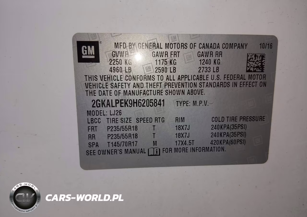 2017 GMC Terrain Slt VIN:2GKALPEK9H6205841 - 9