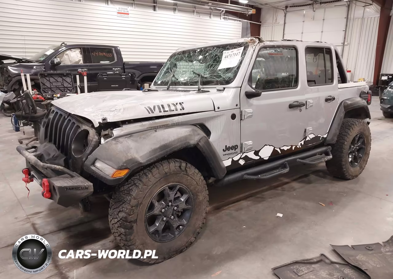 2022 Jeep Wrangler Unlimited Willys 4X4 VIN:1C4HJXDM1NW196105 - 2