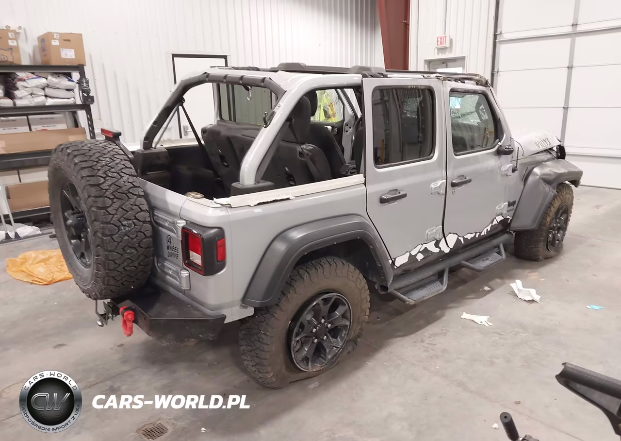 2022 Jeep Wrangler Unlimited Willys 4X4 VIN:1C4HJXDM1NW196105 - 4