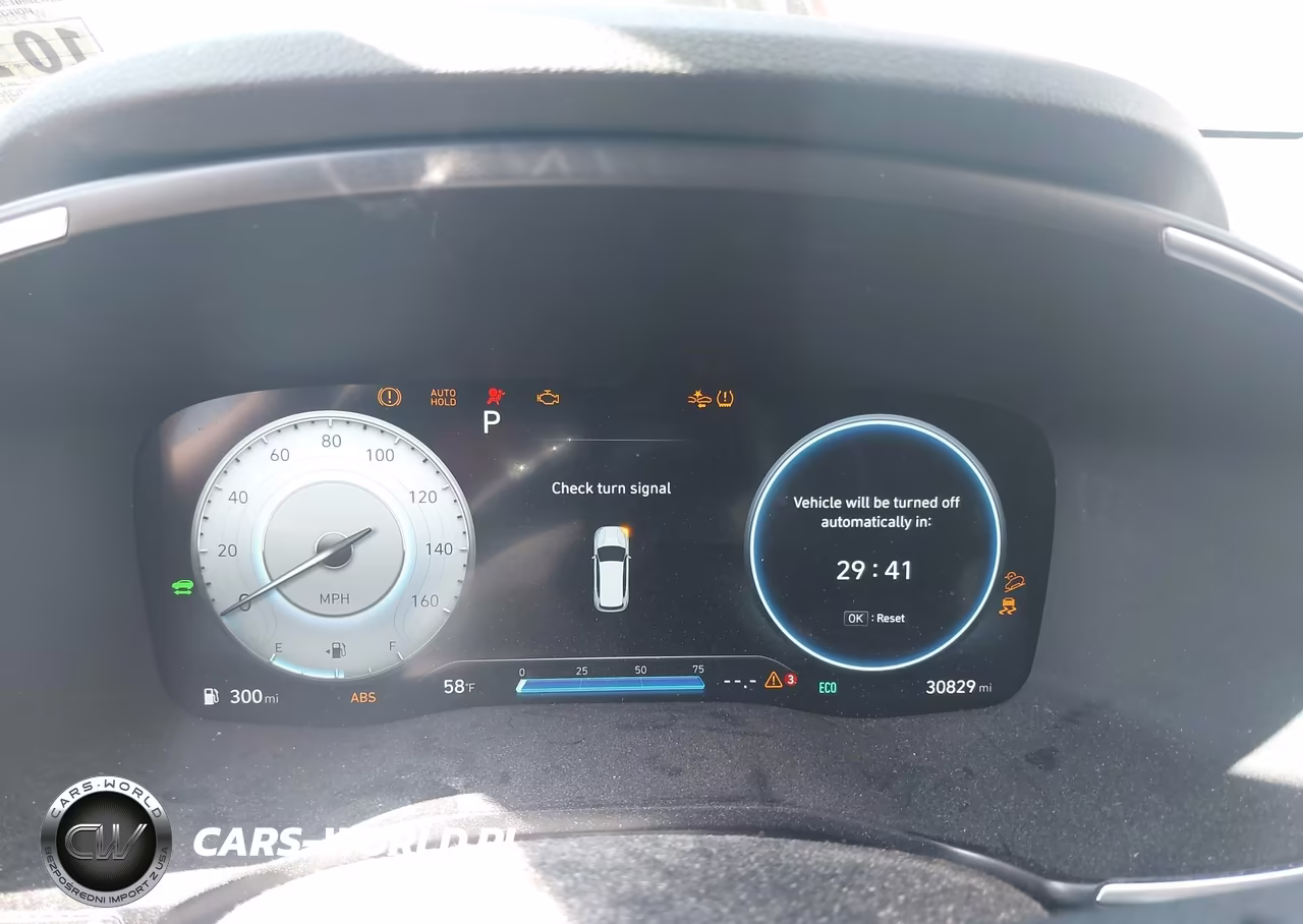 2023 Hyundai Santa Fe Hybrid Blue VIN:5NMS2DA14PH016343 - 7
