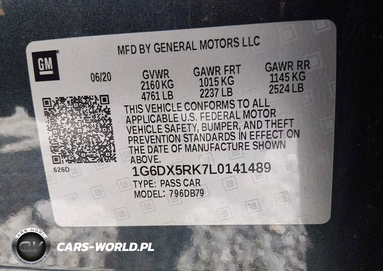 2020 Cadillac Ct5 Luxury VIN:1G6DX5RK7L0141489 - 9
