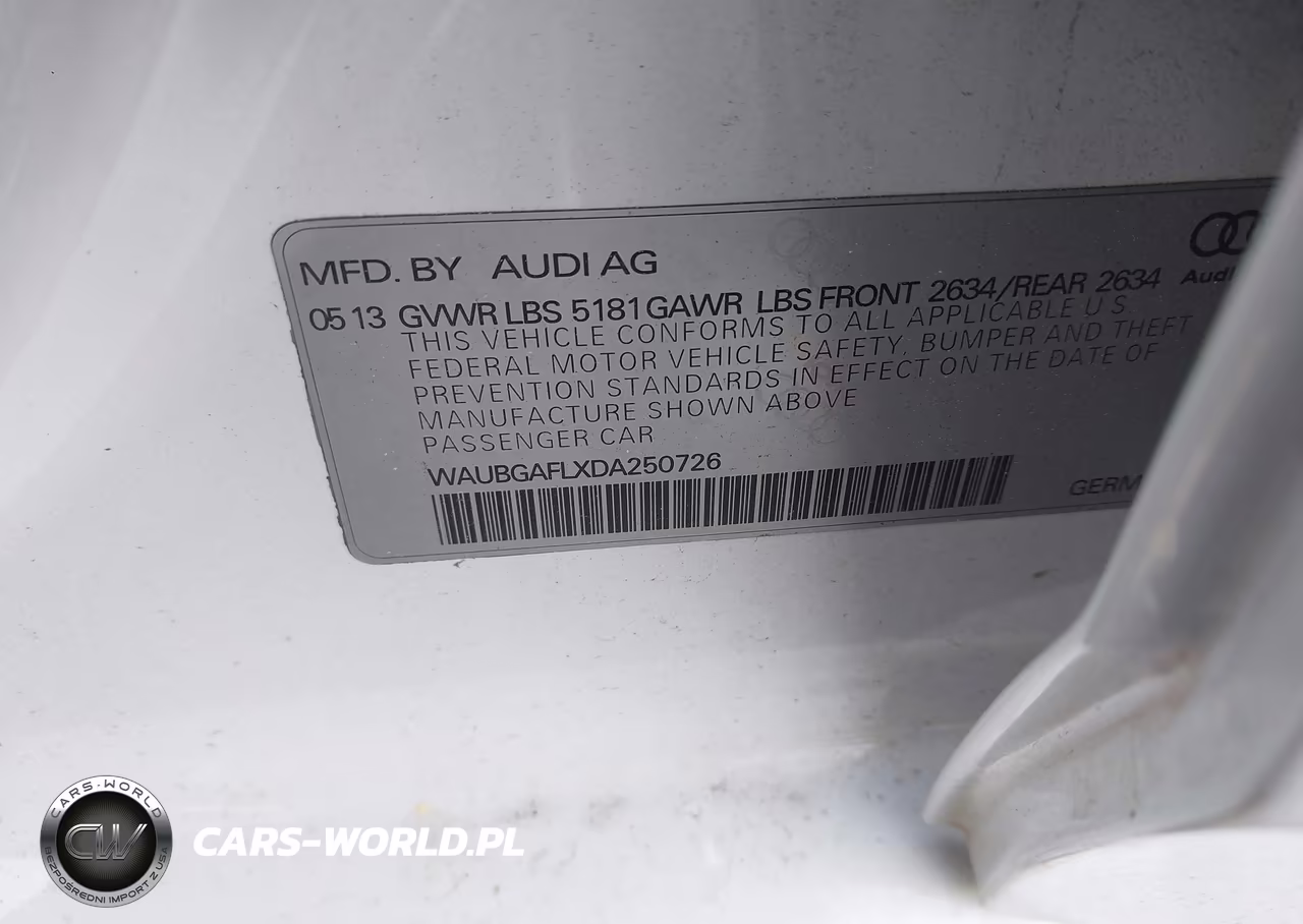 2013 Audi S4 3.0T Premium Plus VIN:WAUBGAFLXDA250726 - 9