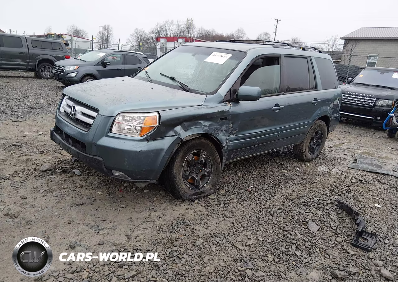 2006 Honda Pilot Ex-L VIN:2HKYF18616H554336 - 2
