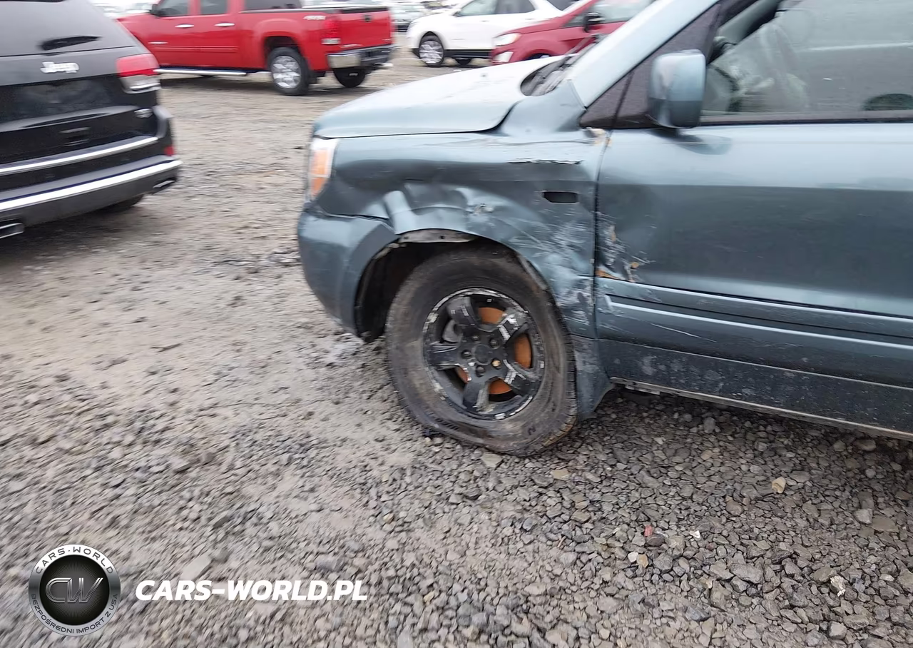 2006 Honda Pilot Ex-L VIN:2HKYF18616H554336 - 6