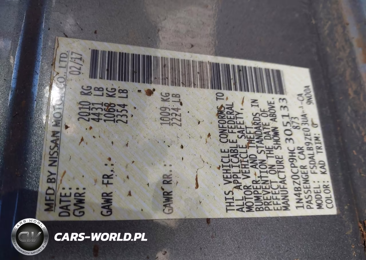2017 Nissan Leaf S VIN:1N4BZ0CP9HC305133 - 9