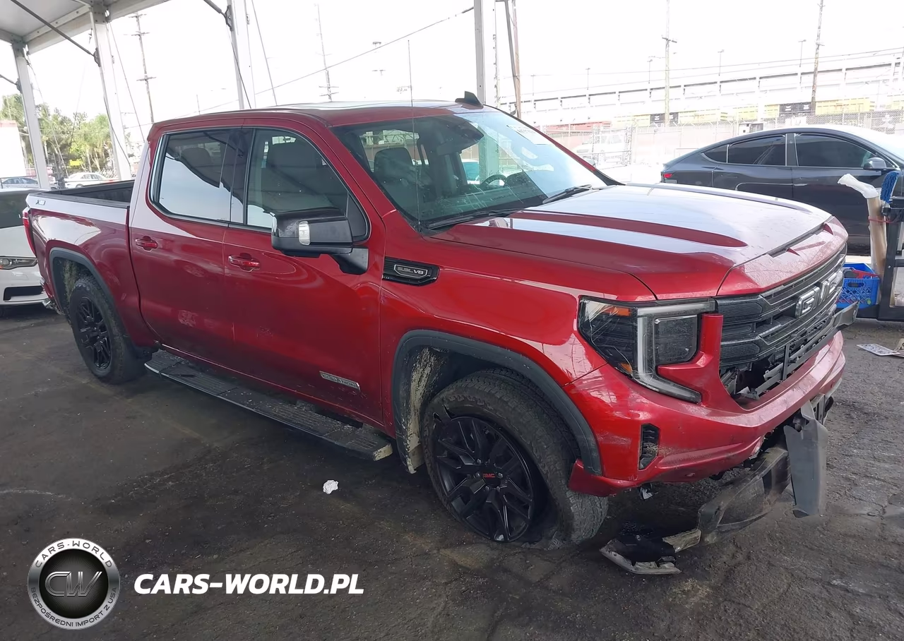 2024 GMC Sierra 1500 4Wd Short Box Elevation With 3Sb