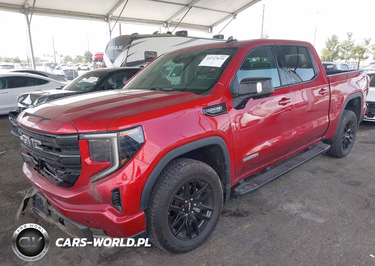 2024 GMC Sierra 1500 4Wd Short Box Elevation With 3Sb VIN:3GTUUCED8RG105672 - 2