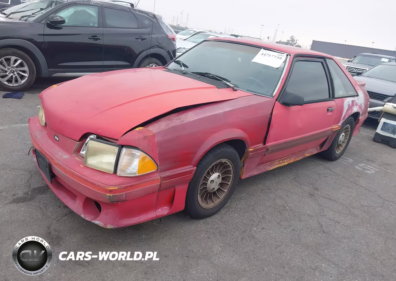 1989 Ford Mustang Gt-Cobra Gt VIN:1FABP42E5KF135761 - 2