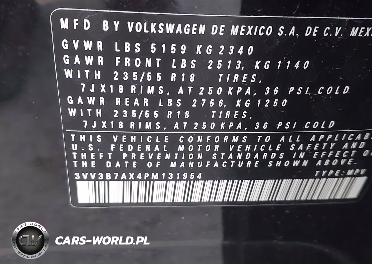 2023 Volkswagen Tiguan 2.0T Se VIN:3VV3B7AX4PM131954 - 9