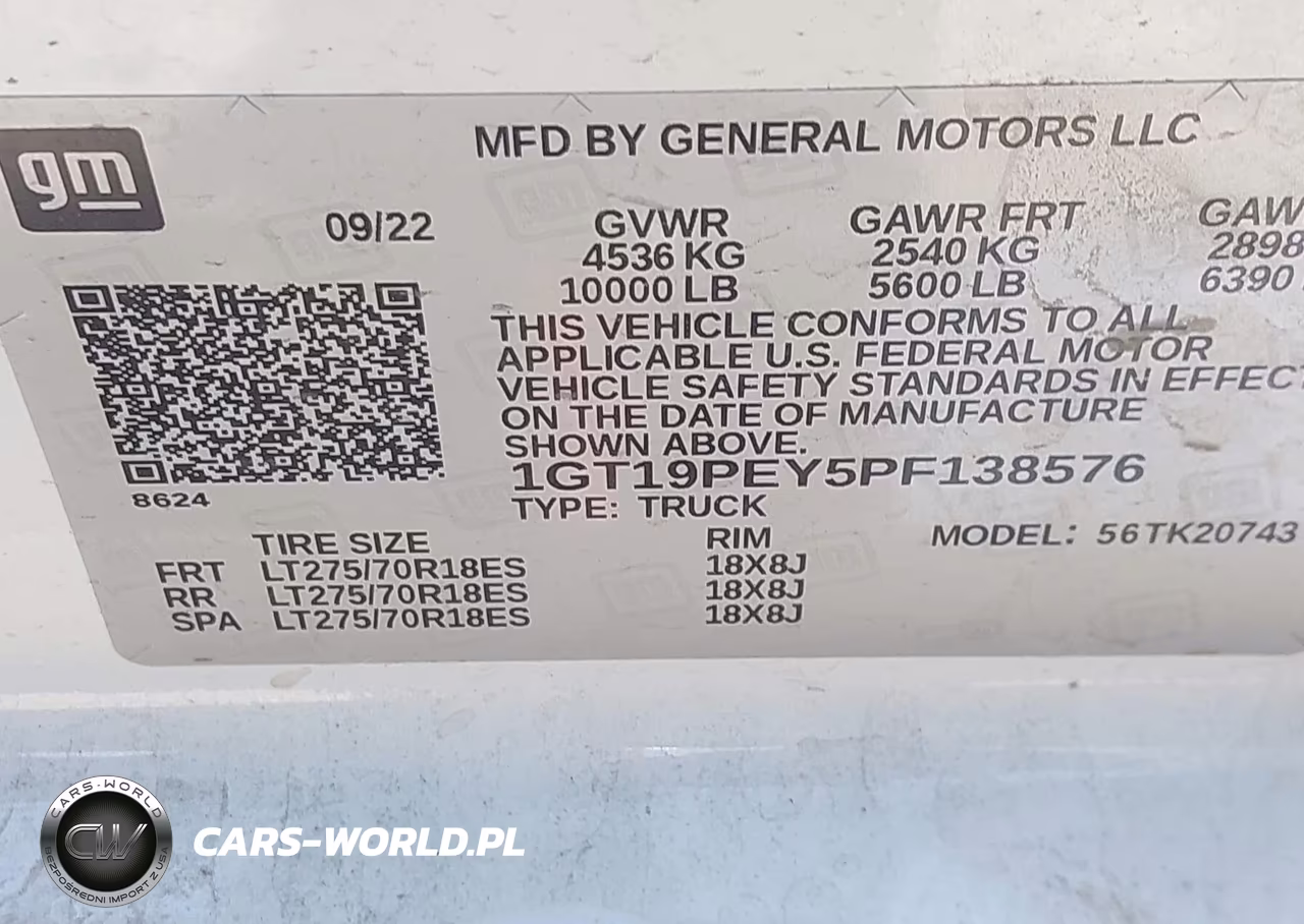 2023 GMC Sierra 2500Hd 4Wd Standard Bed At4 VIN:1GT19PEY5PF138576 - 9