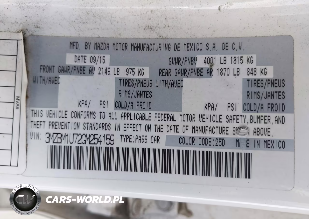2016 Mazda Mazda3 I Sport VIN:3MZBM1U72GM254159 - 9