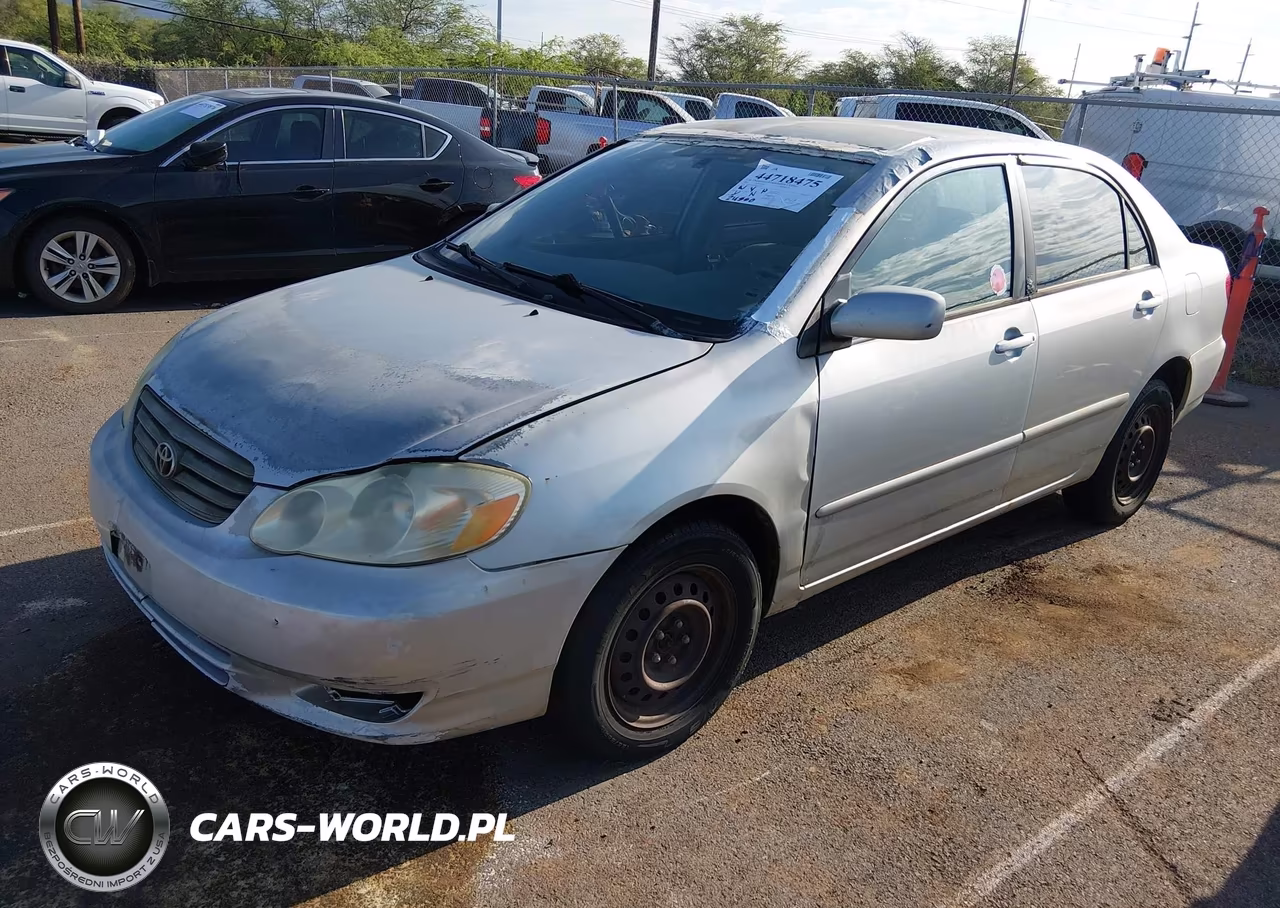 2003 Toyota Corolla Le VIN:1NXBR32E93Z121496 - 2