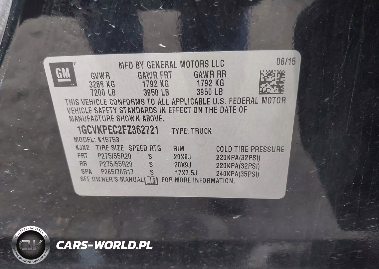 2015 Chevrolet Silverado 1500 Wt VIN:1GCVKPEC2FZ362721 - 9