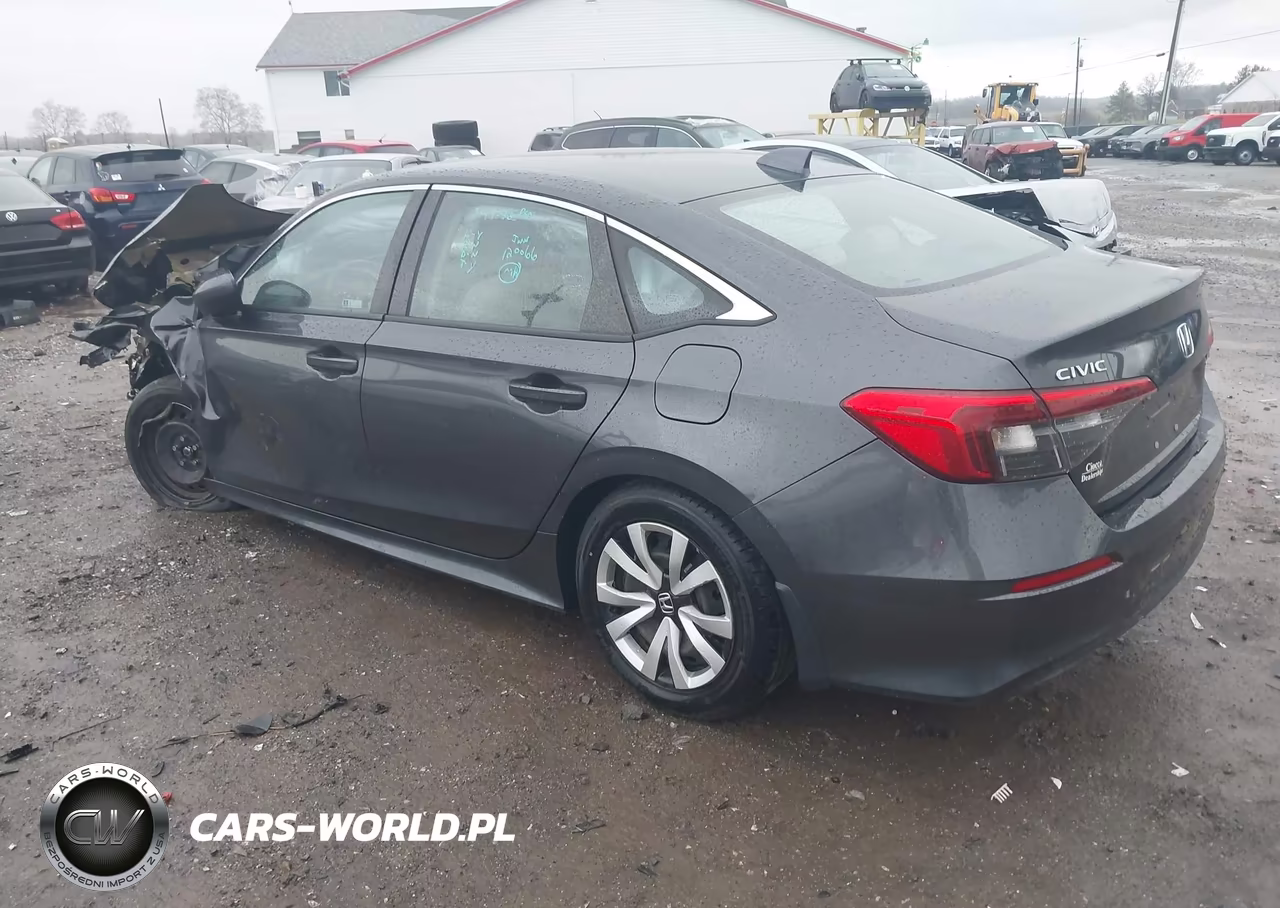 2022 Honda Civic Lx VIN:2HGFE2F25NH526676 - 3