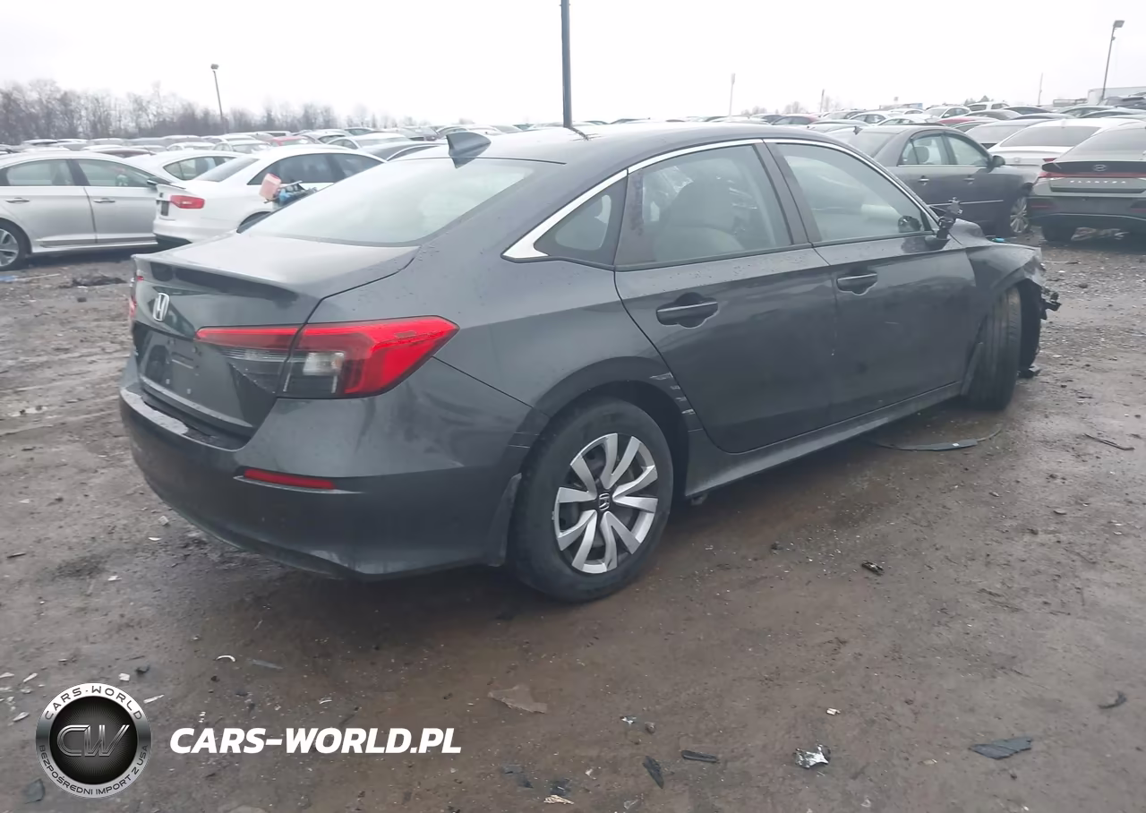 2022 Honda Civic Lx VIN:2HGFE2F25NH526676 - 4