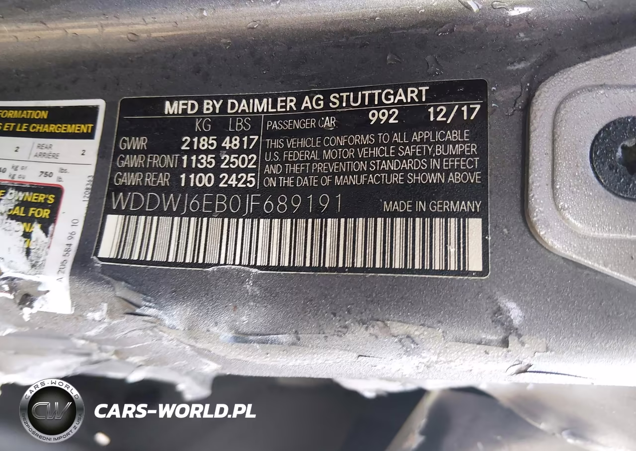2018 Mercedes-Benz Amg C 43 4Matic VIN:WDDWJ6EB0JF689191 - 9