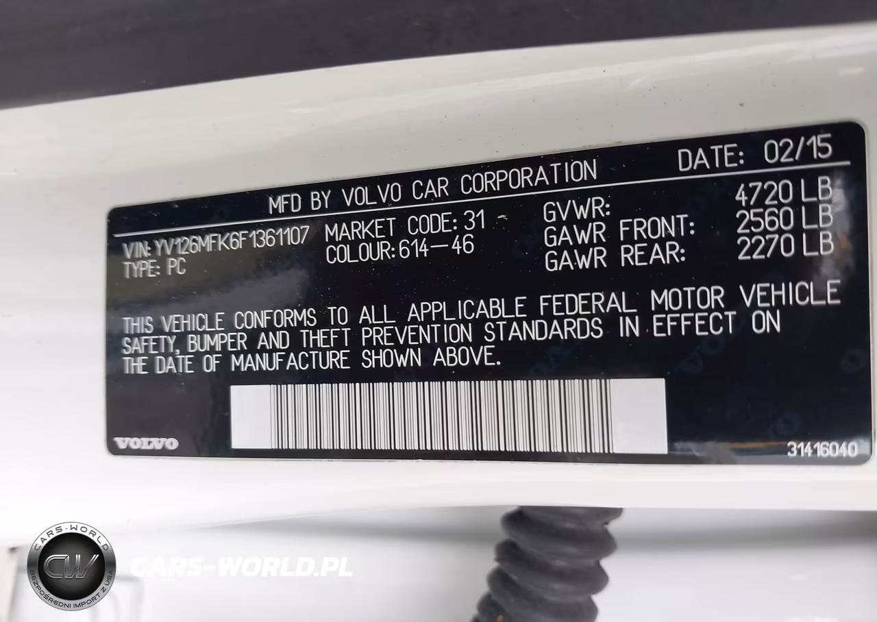 2015 Volvo S60 T5 Premier VIN:YV126MFK6F1361107 - 9
