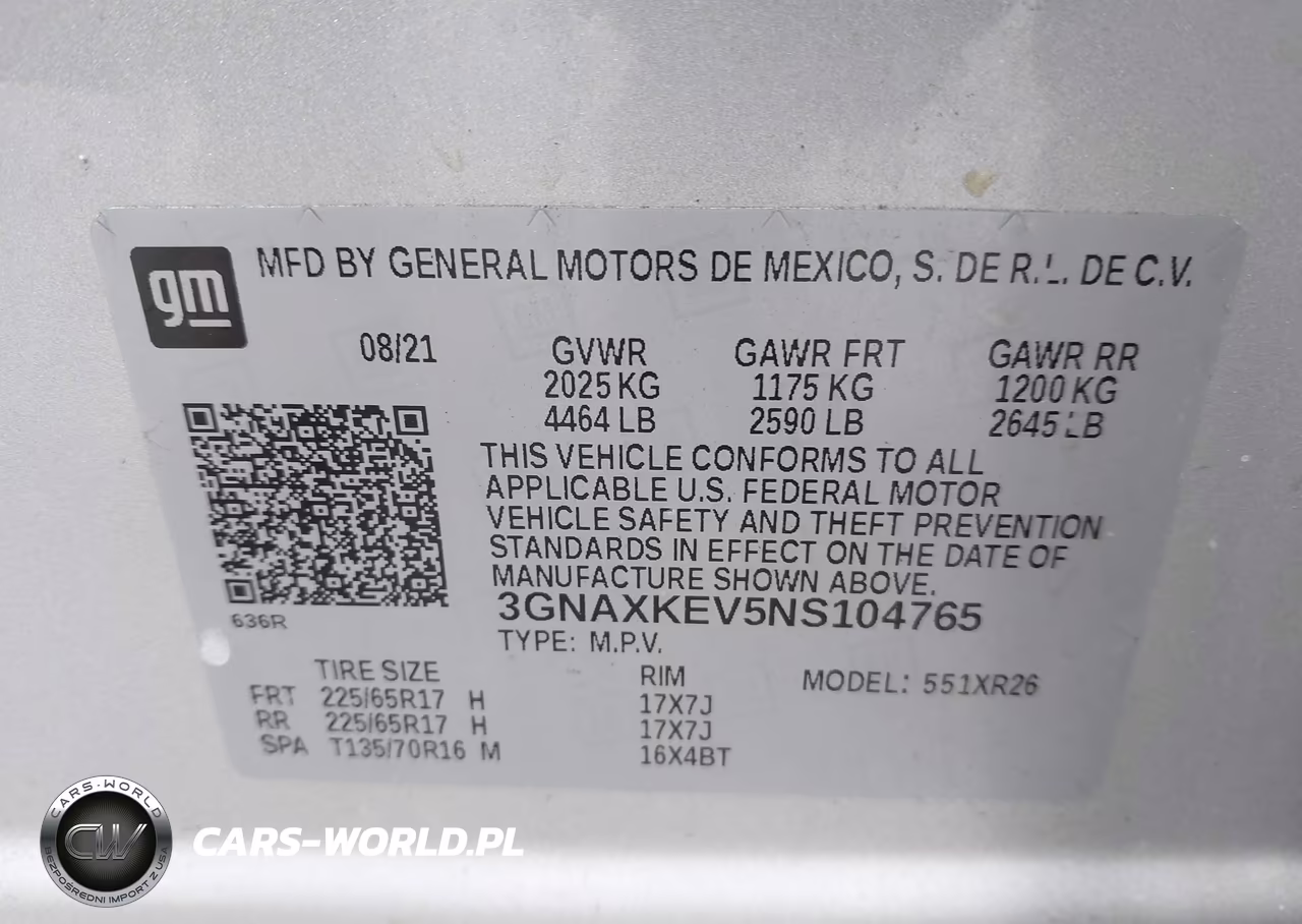 2022 Chevrolet Equinox Fwd Lt VIN:3GNAXKEV5NS104765 - 9