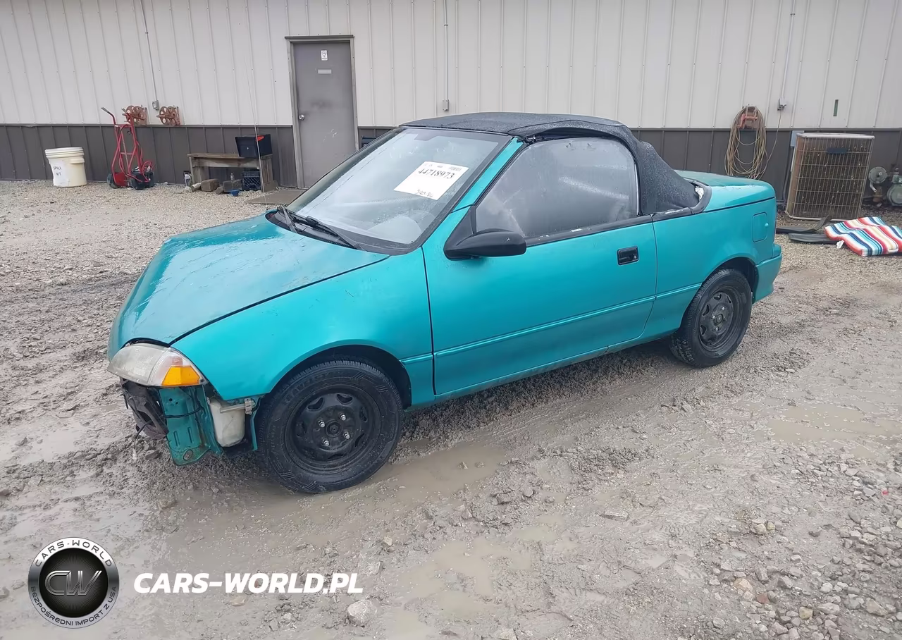 1993 Geo Metro Lsi Sprint Cl VIN:JG1MR3367PK211552 - 2