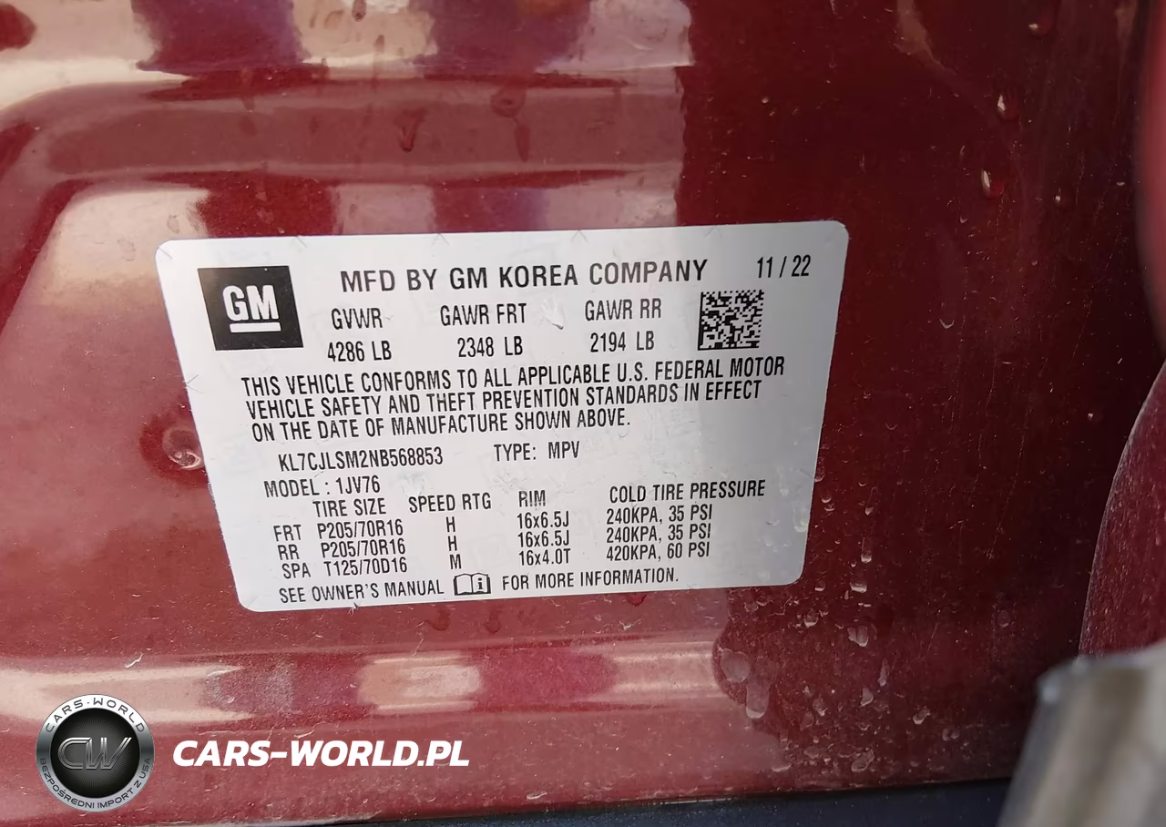 2022 Chevrolet Trax Fwd Lt VIN:KL7CJLSM2NB568853 - 9