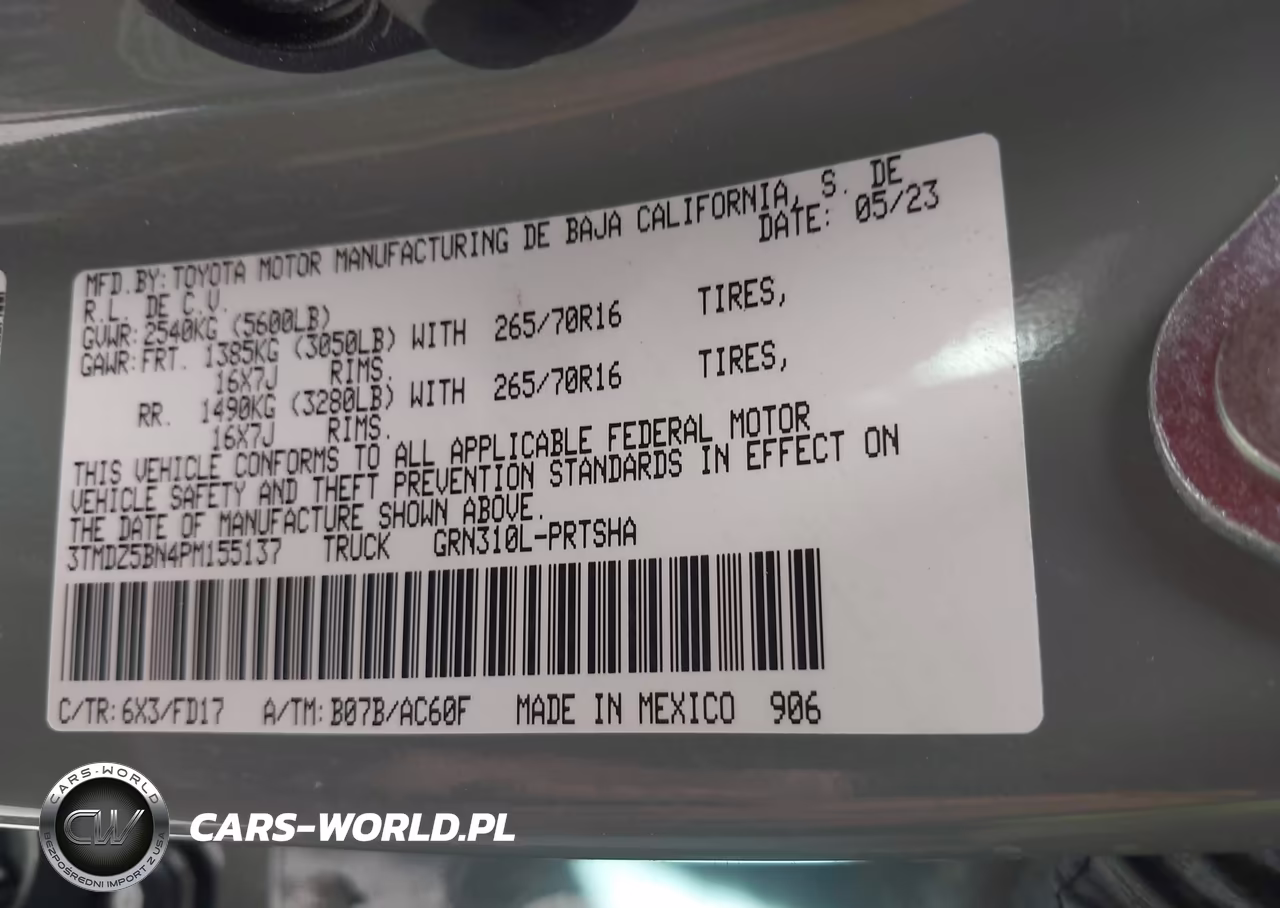 2023 Toyota Tacoma Trd Off Road VIN:3TMDZ5BN4PM155137 - 9