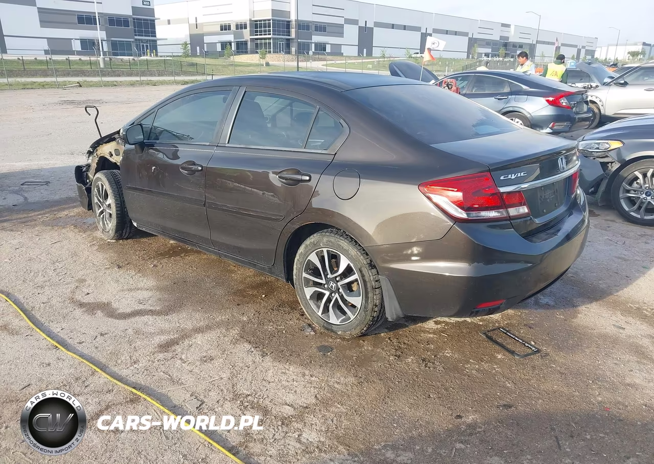 2014 Honda Civic Ex VIN:2HGFB2F8XEH520675 - 3