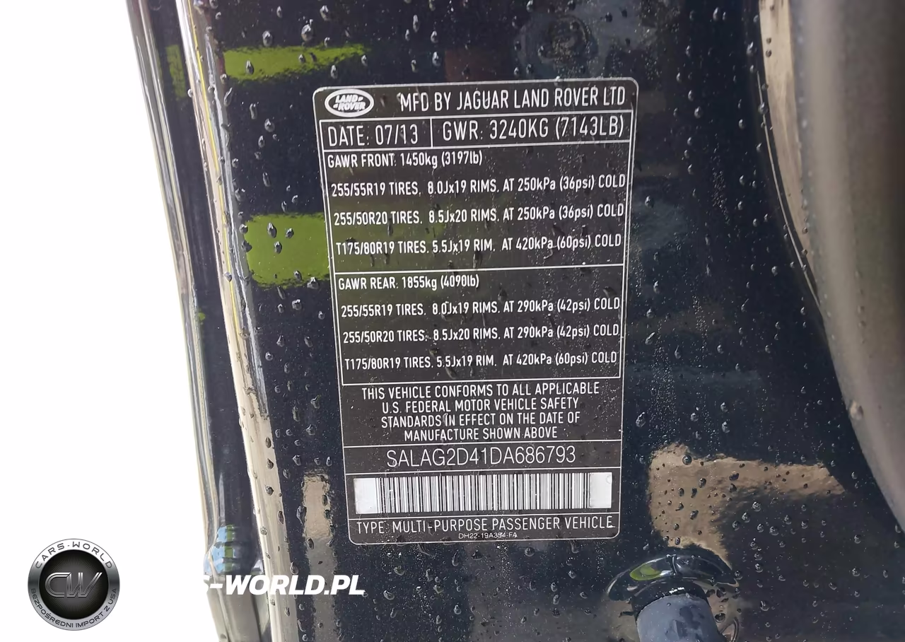 2013 Land Rover Lr4 VIN:SALAG2D41DA686793 - 9