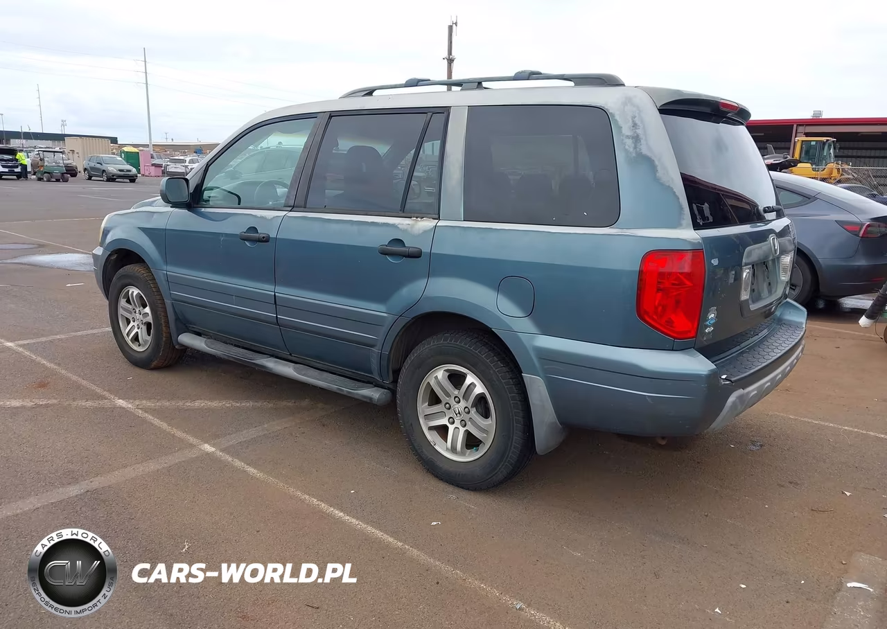2005 Honda Pilot Ex-L VIN:2HKYF186X5H509300 - 3